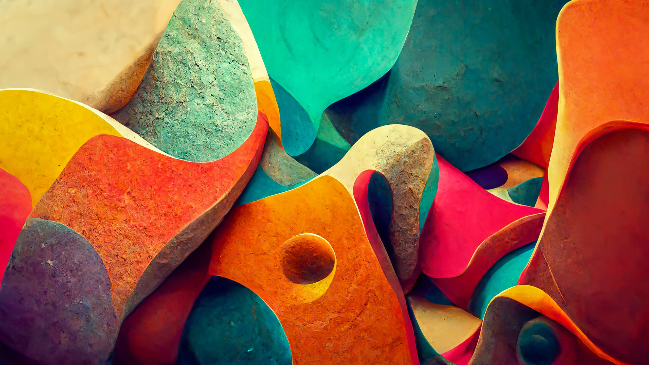 pastel colorful abstract background 3d illustration